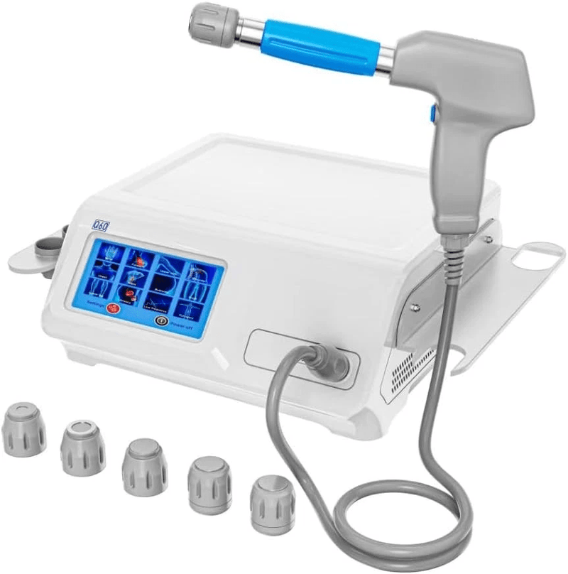 Shockwave Therapy Device - 5 Heads for Muscle Pain & Tissue Recovery - myChway UK