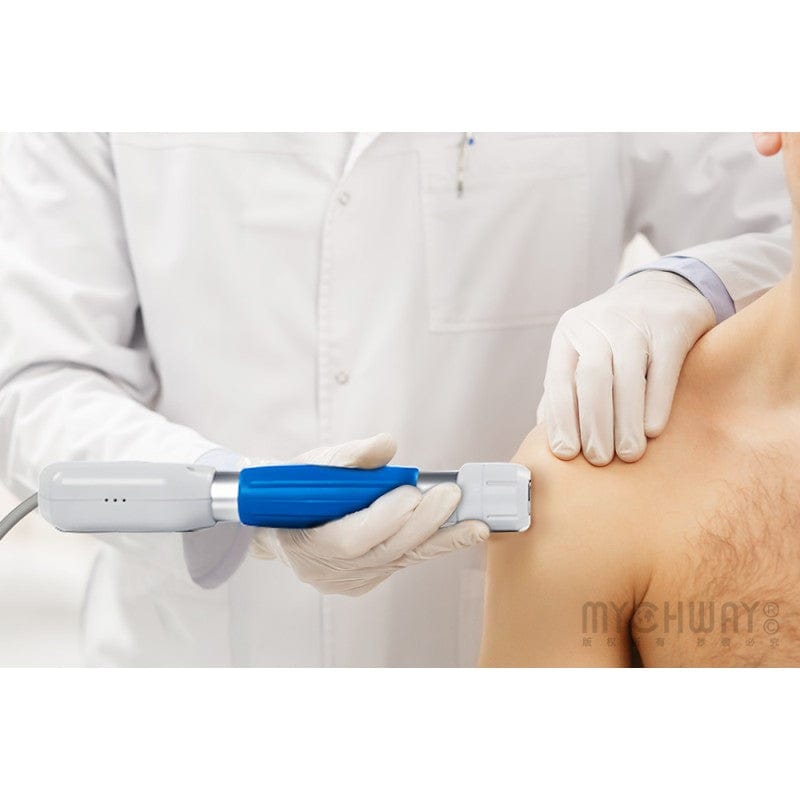 Shockwave Therapy Device - 5 Heads for Muscle Pain & Tissue Recovery - myChway UK