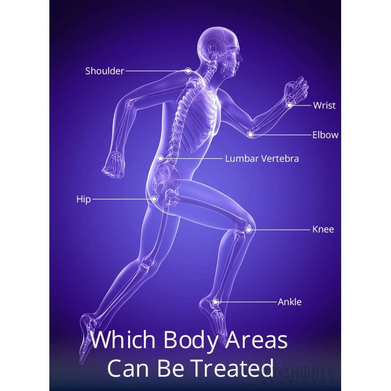 Shockwave Therapy Device - 5 Heads for Muscle Pain & Tissue Recovery - myChway UK