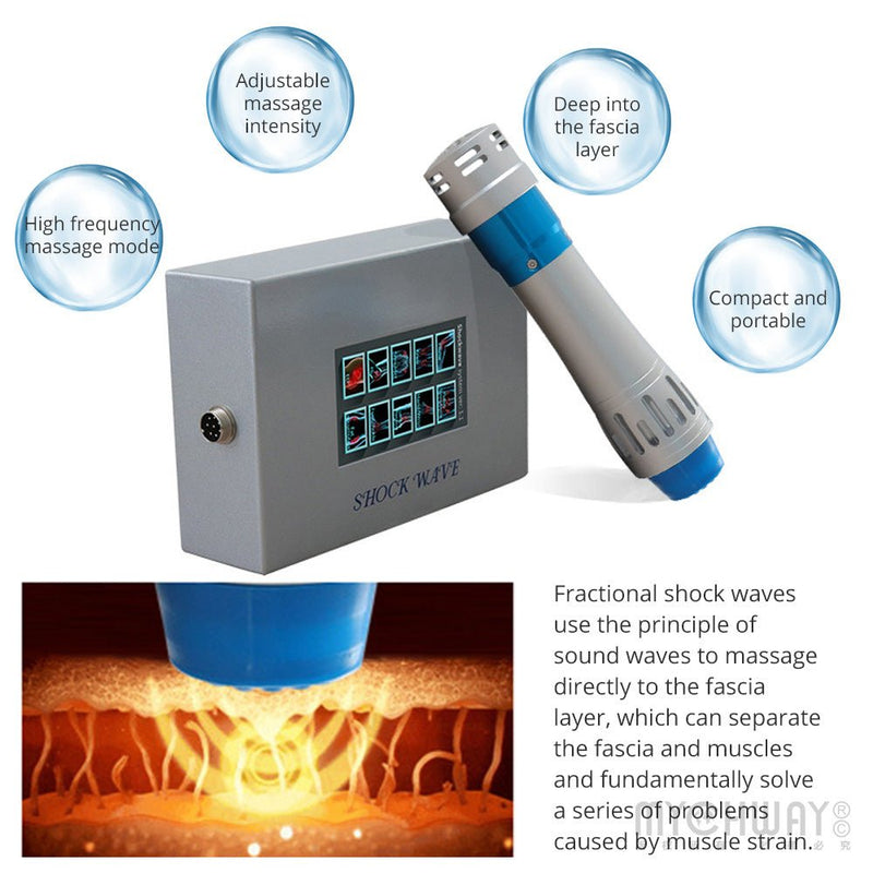 Shockwave Therapy Machine Muscle Pain Relief ED Treatment Massage Device - myChway UK