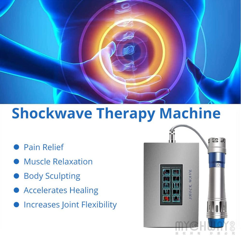 Shockwave Therapy Machine Muscle Pain Relief ED Treatment Massage Device - myChway UK