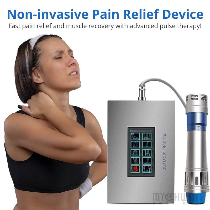 Shockwave Therapy Machine Muscle Pain Relief ED Treatment Massage Device - myChway UK