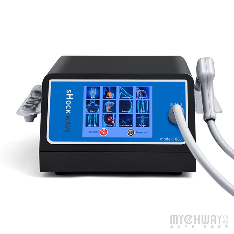 Shockwave Therapy Machine With 5 Working Head For Body Pain Relief - myChway UK