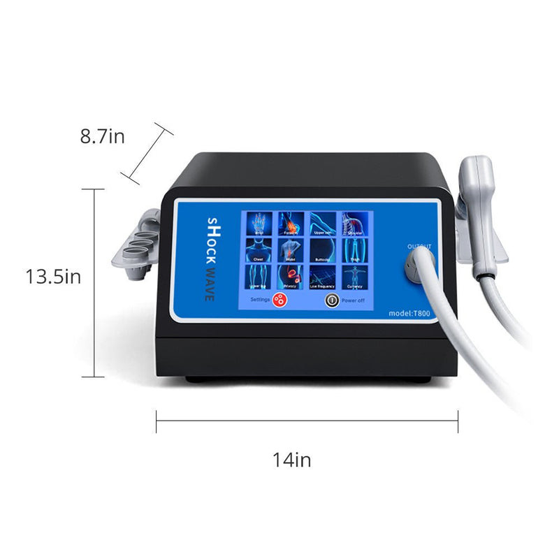 Shockwave Therapy Machine With 5 Working Head For Body Pain Relief - myChway UK