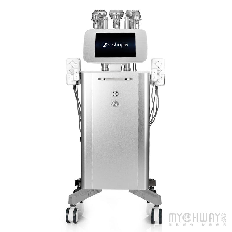 Silver 30K Cavitation Vaccum 12 Polar RF 160MW Lipo Laser Body Slimming Machine - myChway UK