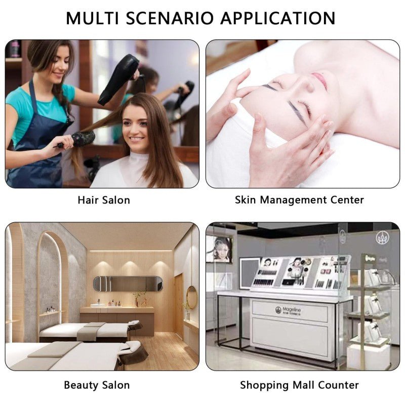 Skin Diagnosis Hair Analyzer 11 - inch Skin Scalp Detector W/ 50X 200X Dual Heads - myChway UK