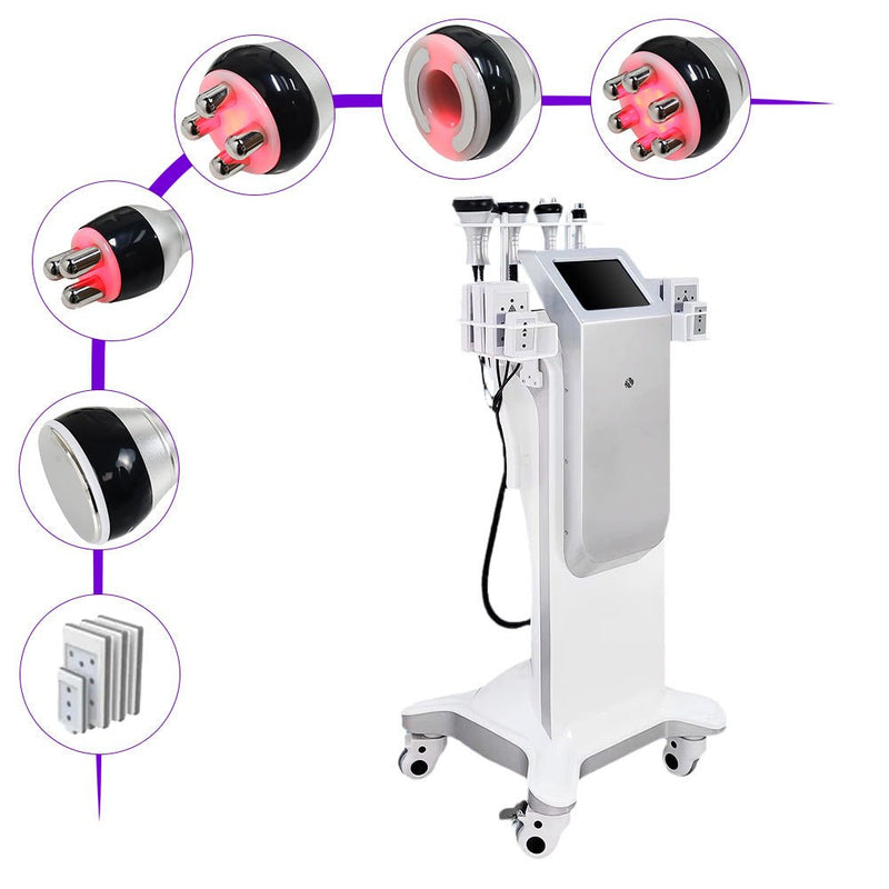 Stand 6 In 1 40k Lipo Cavitation Machine For Body Sculpting & Skin Anti - Aging - myChway UK