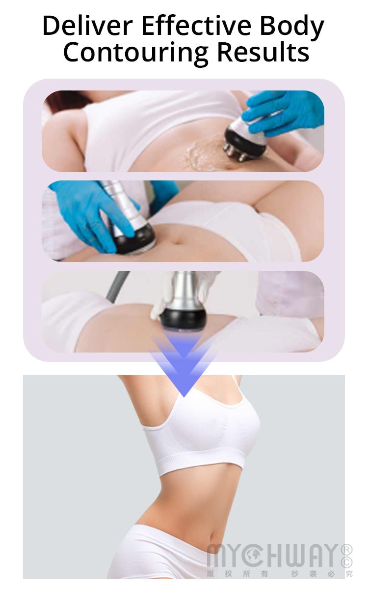 Stand 6 In 1 40k Lipo Cavitation Machine For Body Sculpting & Skin Anti - Aging - myChway UK