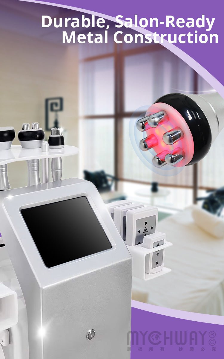 Stand 6 In 1 40k Lipo Cavitation Machine For Body Sculpting & Skin Anti - Aging - myChway UK