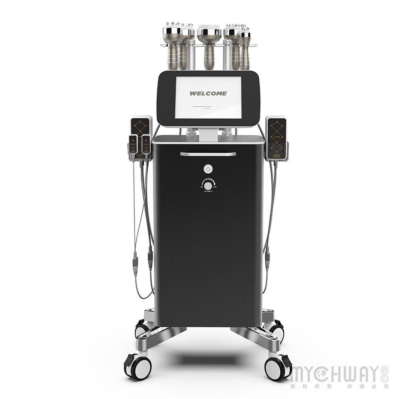 Stand 6 In 1 Cavitation Machine With Radiofrequency Vacuum For Body Sculpting - myChway UK