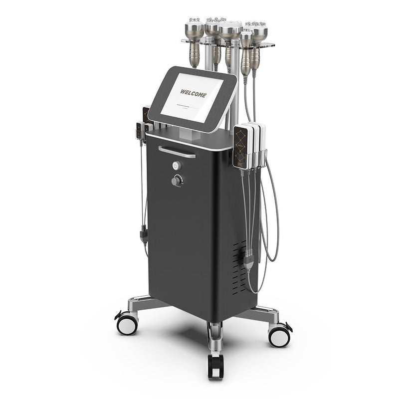 Stand 6 In 1 Cavitation Machine With Radiofrequency Vacuum For Body Sculpting - myChway UK