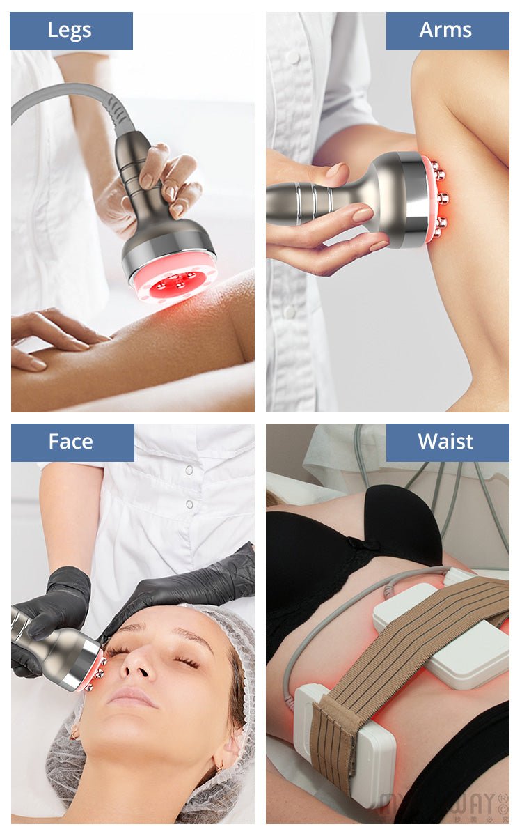 Stand 6 In 1 Cavitation Machine With Radiofrequency Vacuum For Body Sculpting - myChway UK