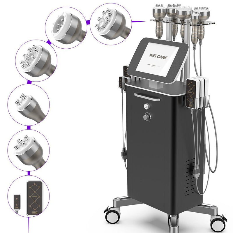 Stand 6 In 1 Cavitation Machine With Radiofrequency Vacuum For Body Sculpting - myChway UK
