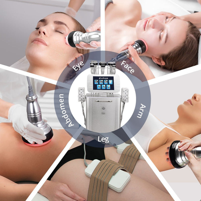 Stand 7-in-1 30K Cavitation Vaccum RF 160MW Lipo Laser Body Slimming Machine - myChway UK