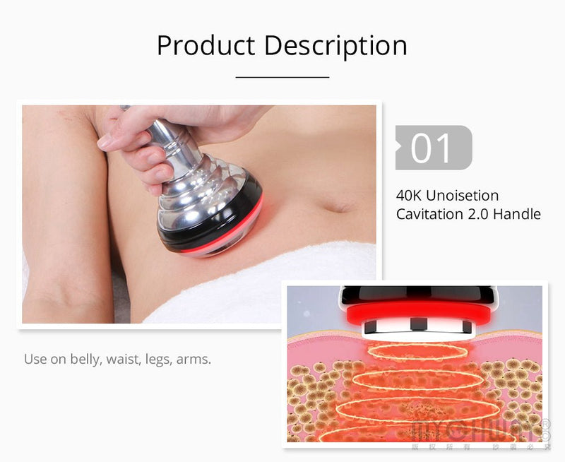 Stand Cavitation 40K Vacuum RF Bipolar Multipolar Radio Frequency Bio Slimming Machine - myChway UK
