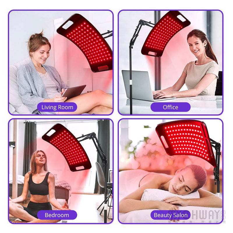 Stand Red Light Therapy Device With 104 Pcs LED For All Around Skin Rejuvenation - myChway UK