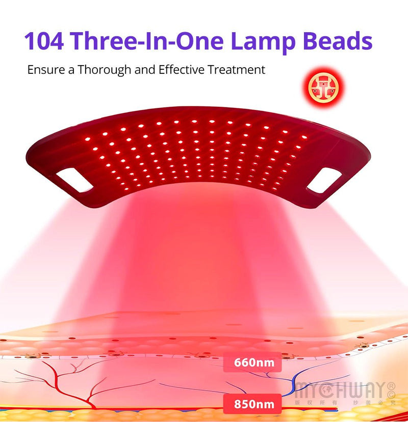 Stand Red Light Therapy Device With 104 Pcs LED For All Around Skin Rejuvenation - myChway UK