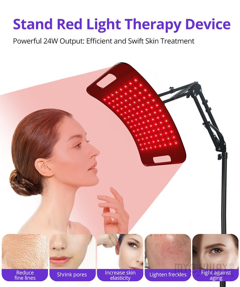 Stand Red Light Therapy Device With 104 Pcs LED For All Around Skin Rejuvenation - myChway UK