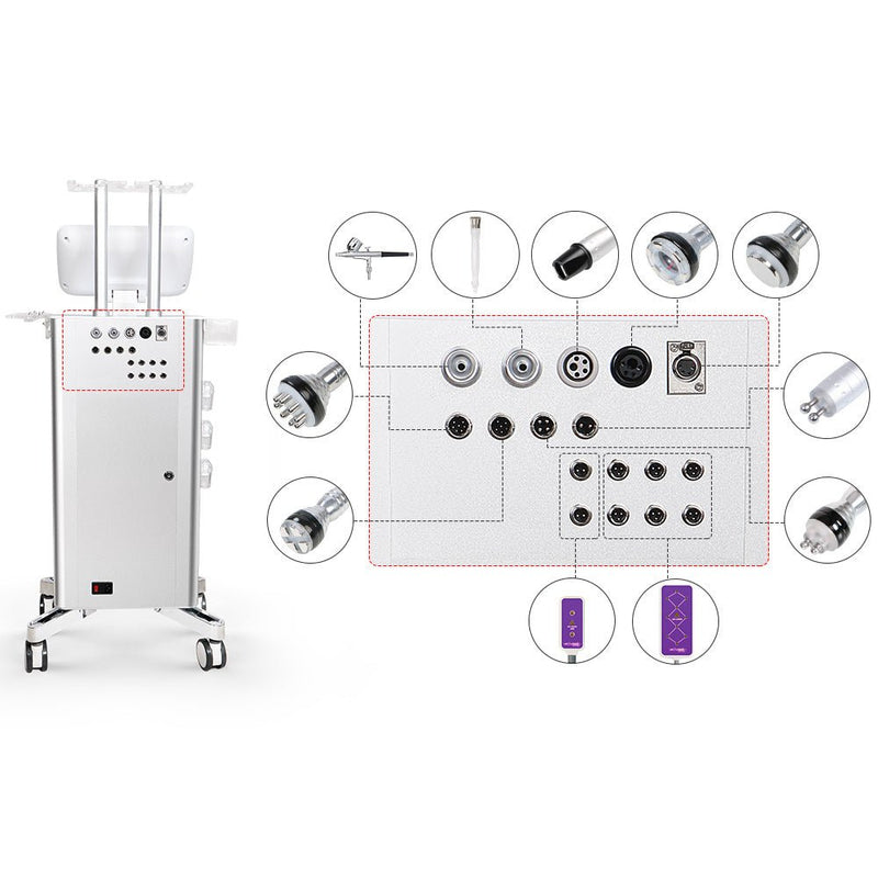 Stand Unoisetion Cavitation Vacuum RF Radio Frequency Dermabrasion Spray BIO Spa - myChway UK