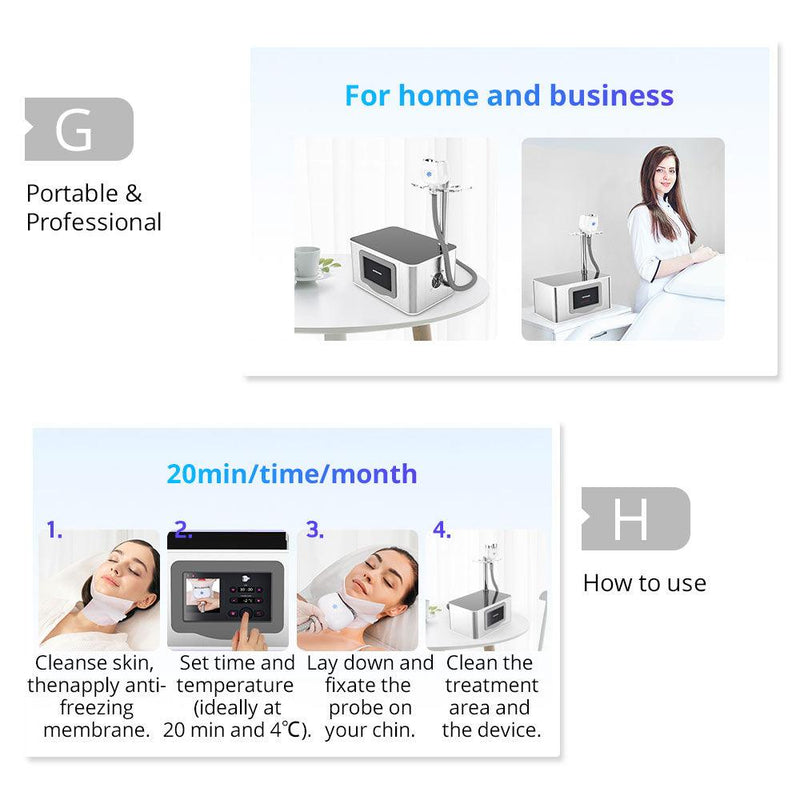 U Shape Double Chin Cryo Machine - myChway UK
