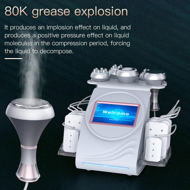 Ultrasonic Cavitation RF Vacuum Machine Cellulite Dissolving Body Sculpting - myChway UK