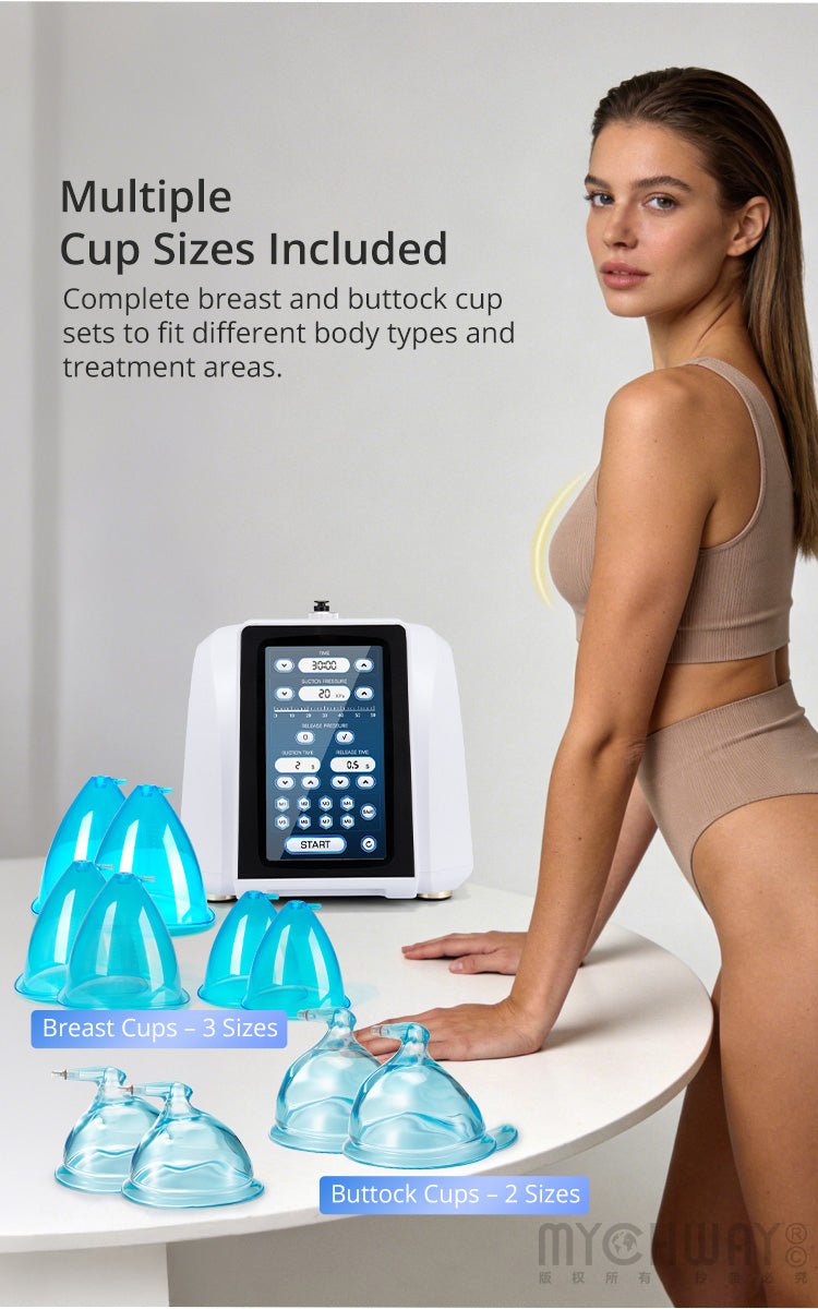 Vacuum Therapy Machine With Preset Memory For Breast & Buttock Enhancement - myChway UK