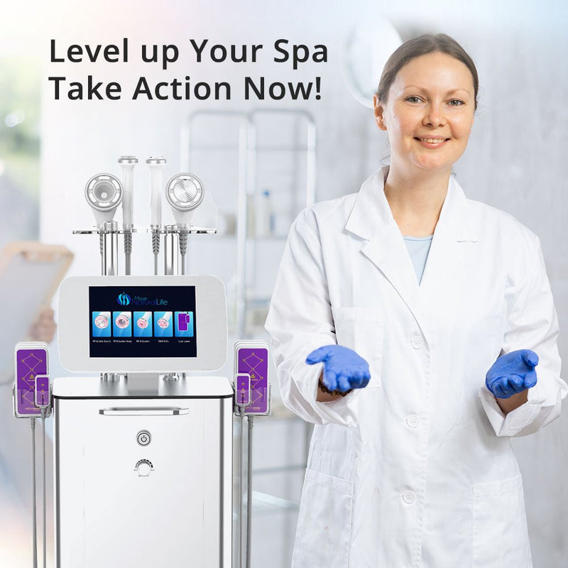 Vertical S Shape Machine 30K Cavitation Slimming Machine Spa Use - myChway UK