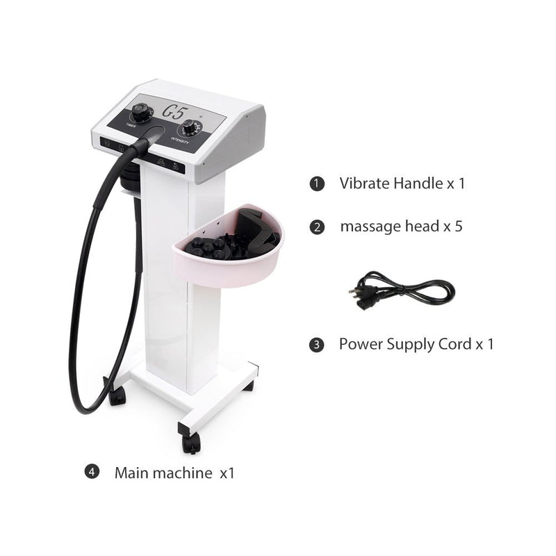 Vibration Body Massage G5 Health Care Machine With 5 Heads For Body Sculpting - myChway UK