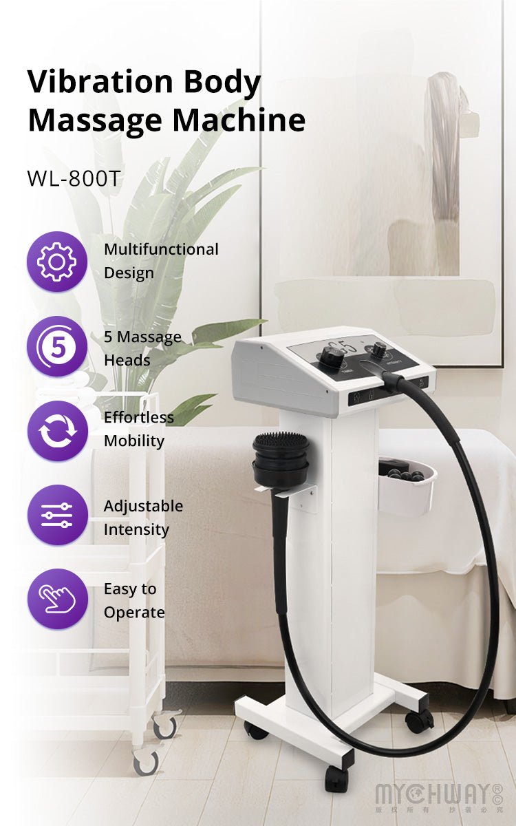 Vibration Body Massage G5 Health Care Machine With 5 Heads For Body Sculpting - myChway UK