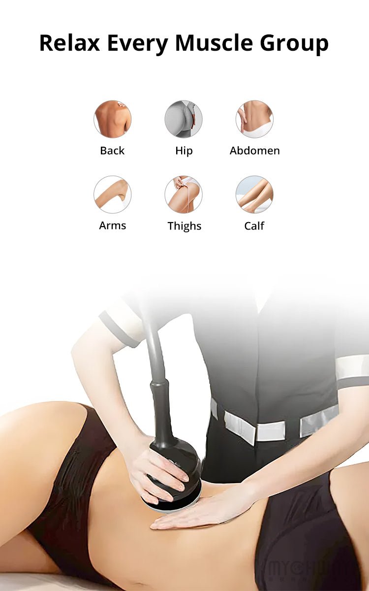 Vibration Body Massage G5 Health Care Machine With 5 Heads For Body Sculpting - myChway UK
