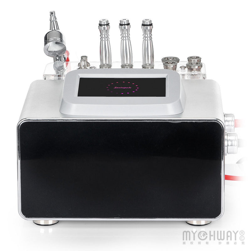 3 In 1 Vacuum Therapy Machine Microdermabrasion Spray Gun For Body Shape Facials