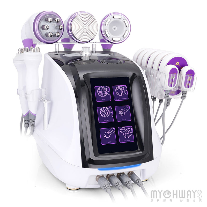 Aristorm 6 In 1 Lipo 40K Cavitation 2.5 RF Vacuum Slimming Beauty Machine For Body Sculpting Skin Tightening