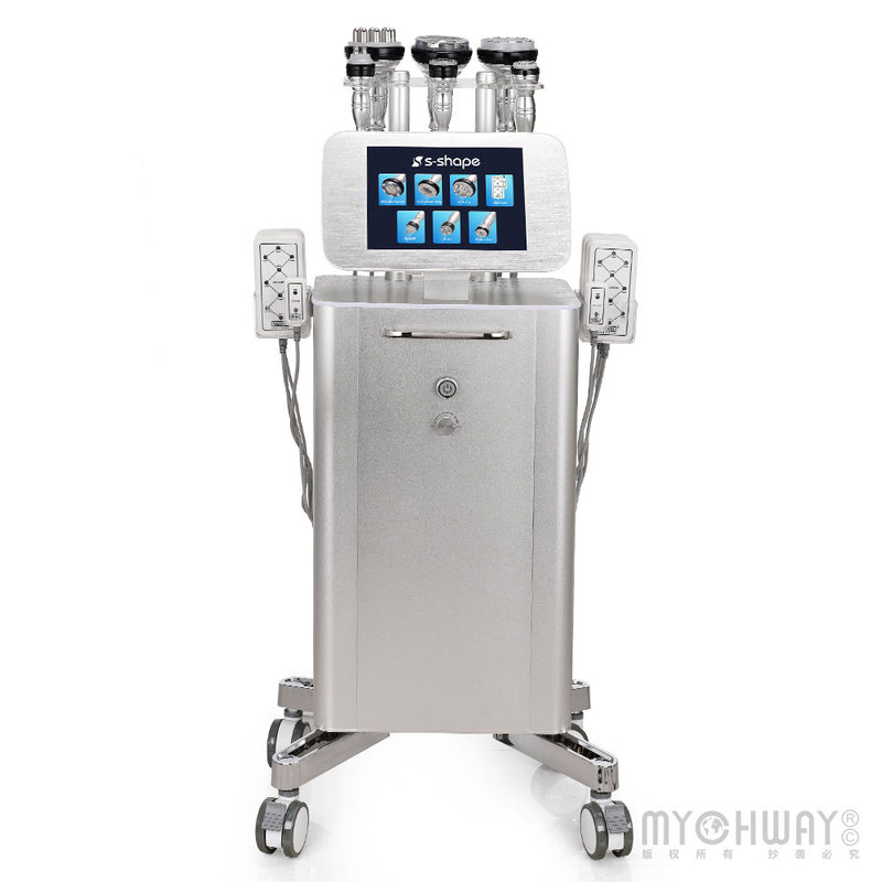 Stand 7-in-1 30K Cavitation Vaccum RF 160MW Lipo Laser Body Slimming Machine