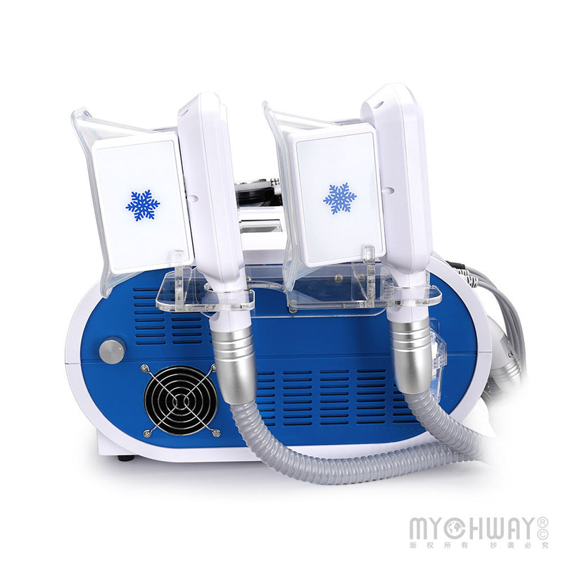 Double Handles Cooling Systerm Cavitation RF Slimming Cellulite Removal Machine