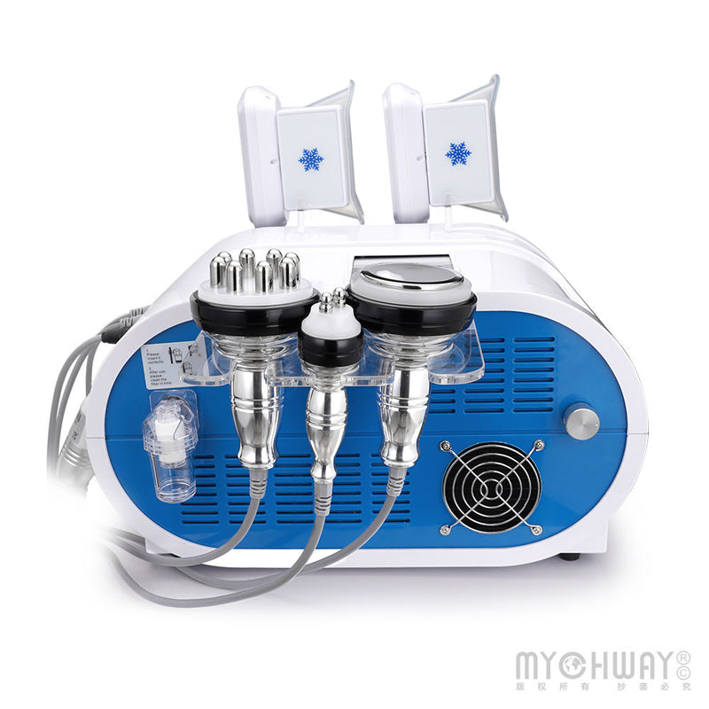 Double Handles Cooling Systerm Cavitation RF Slimming Cellulite Removal Machine