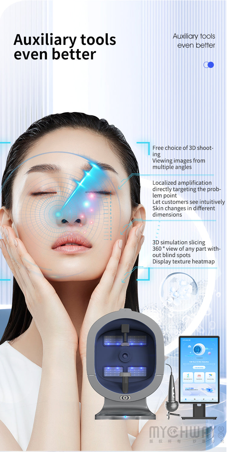 X5 Pro AI Skin Image Analyzer Facial Scalp Detection Health Management Machine