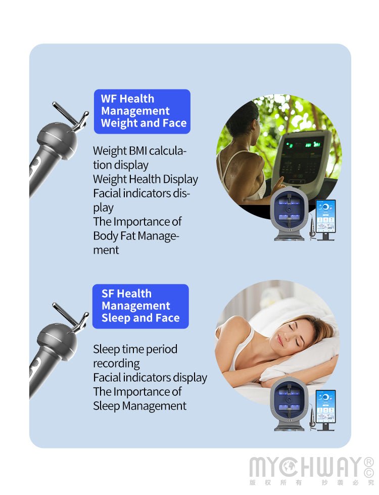 X5 Pro AI Skin Image Analyzer Facial Scalp Detection Health Management Machine - myChway UK
