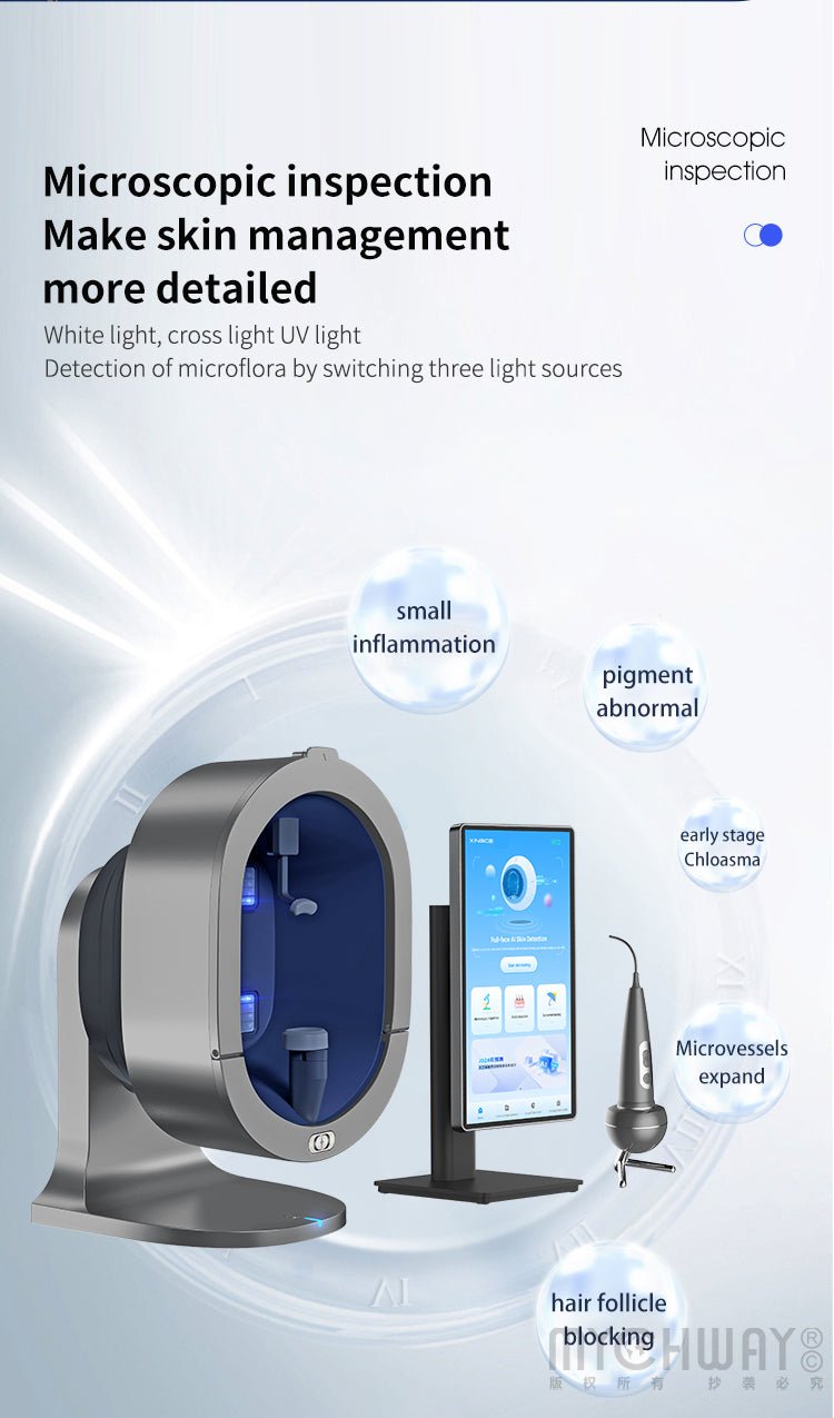 X5 Pro AI Skin Image Analyzer Facial Scalp Detection Health Management Machine - myChway UK