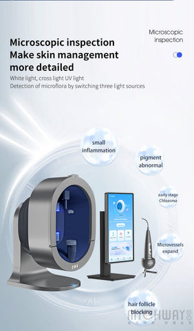 X5 Pro AI Skin Image Analyzer Facial Scalp Detection Health Management Machine