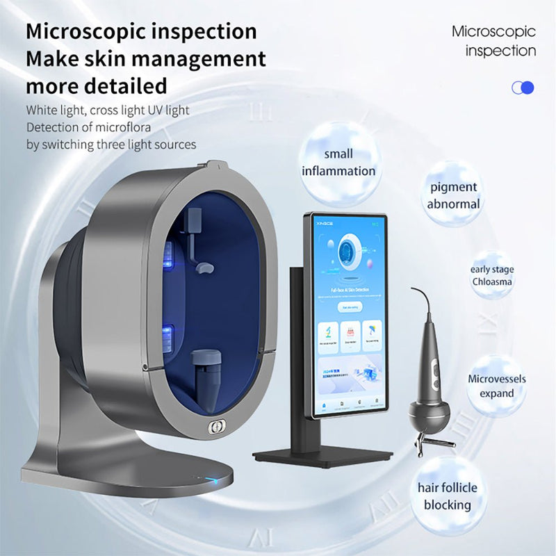 X5 Pro AI Skin Image Analyzer Facial Scalp Detection Health Management Machine - myChway UK