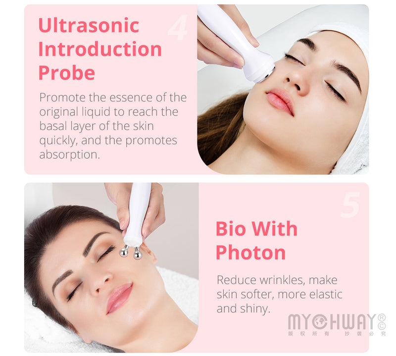 Professional Ultrasonic Skin Scrubber Machine For Skin Tightening Anti-Aging
