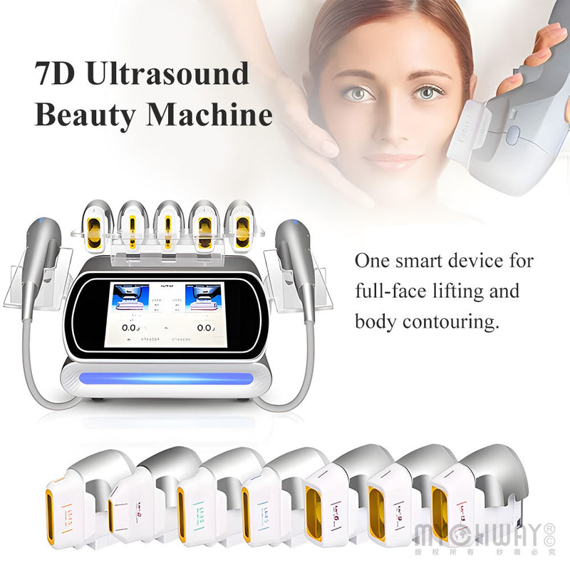 7D High Intensity Focused Ultrasound Machine Face Lifting Body Sculpting Device
