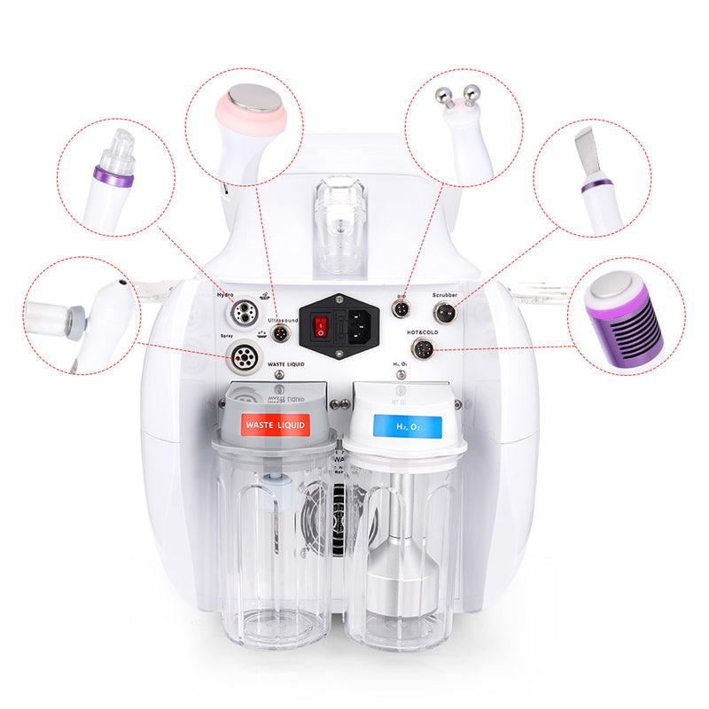 6 In 1 Hydrodermabrasion Skin Care Equipement Facial Tigthening Beauty Machine