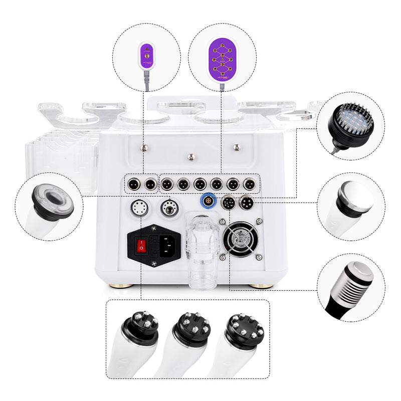 3D Rotating RF 40K Cavitation Vacuum Cold Photon Microcurrent Slimming Machine