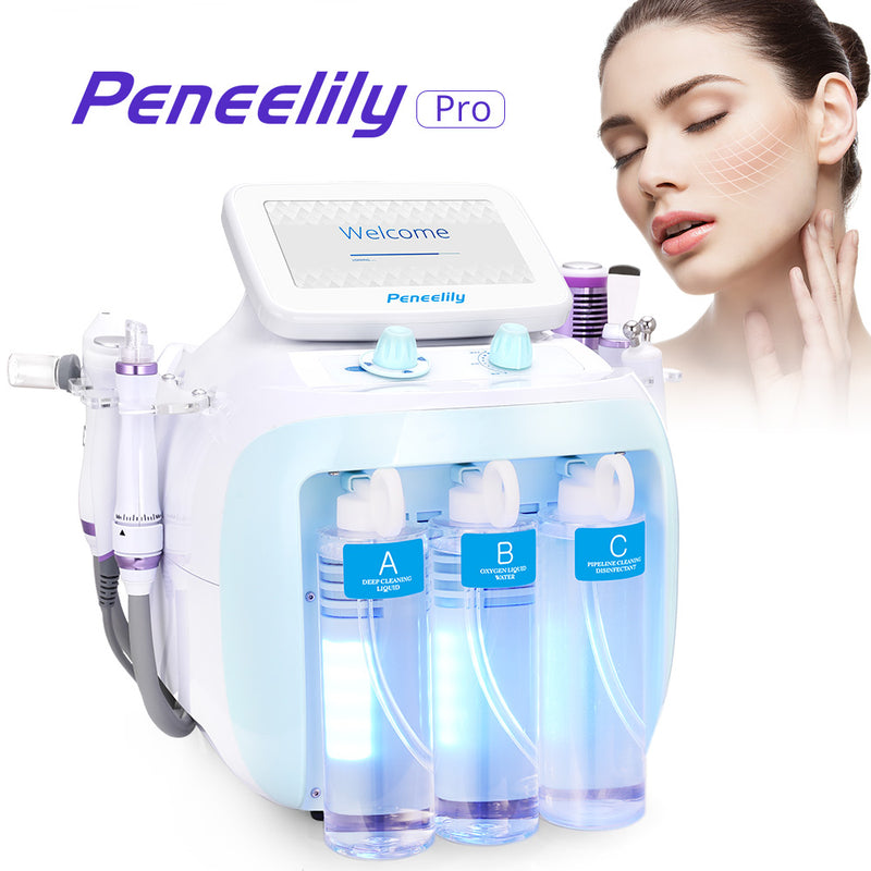 6 In 1 Hydrodermabrasion Skin Care Equipement Facial Tigthening Beauty Machine