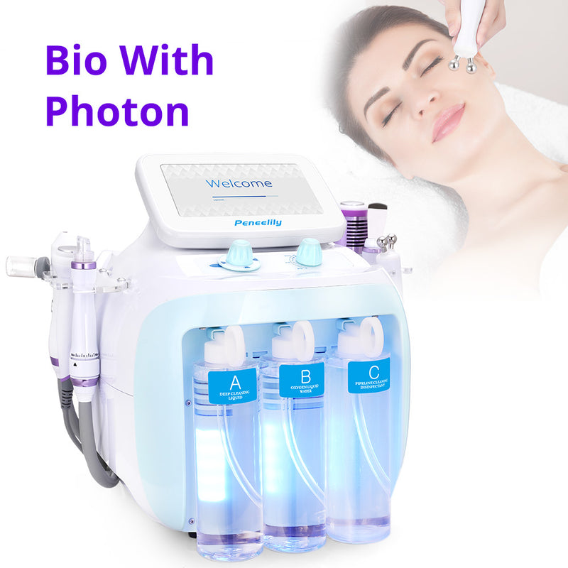 6 In 1 Hydrodermabrasion Skin Care Equipement Facial Tigthening Beauty Machine