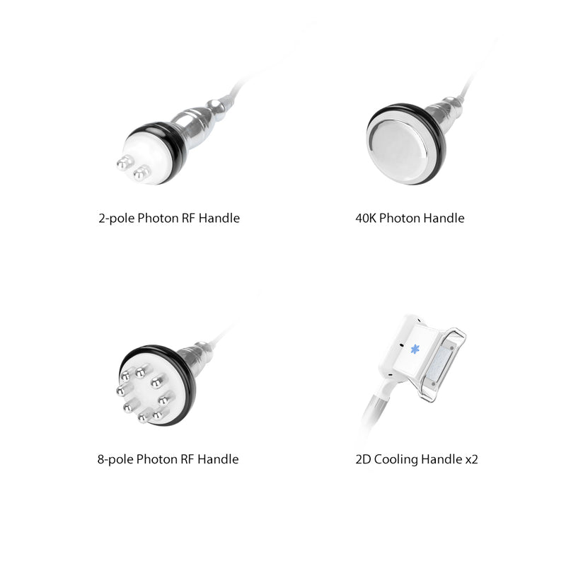Double Handles Cooling Systerm Cavitation RF Slimming Cellulite Removal Machine