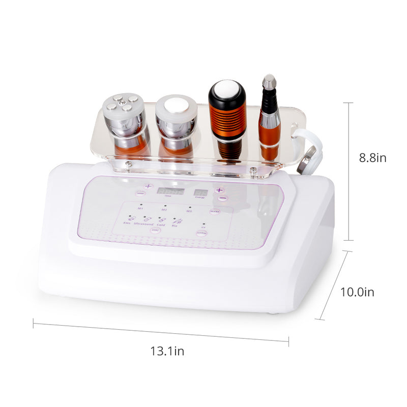No-Needle Mesotherapy Ultrasonic Facial Photon Cold Hammer Skin Care Bio Massage