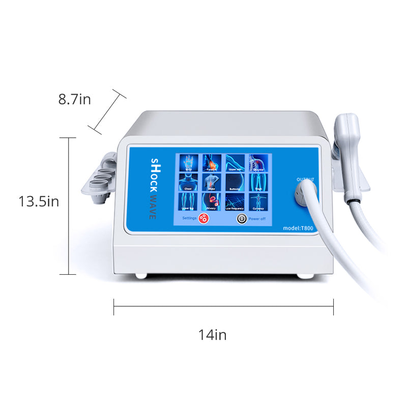 Shockwave Therapy Machine With 5 Working Head For Pain Relief, Repair, Healing