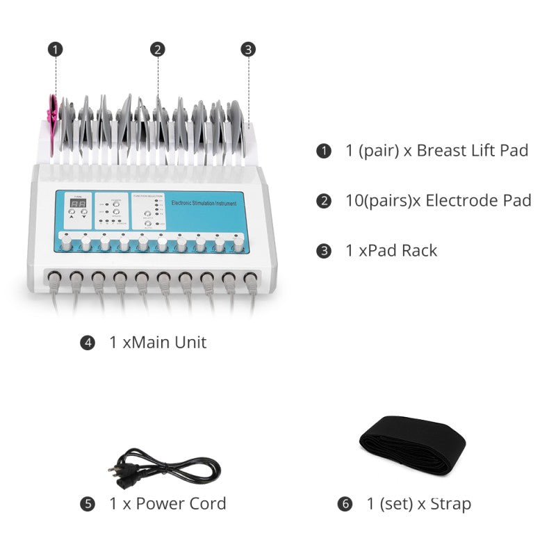 2-in-1 Muscle Stimulation with Bio Pulse-EMS & Microcurrent Body Toner